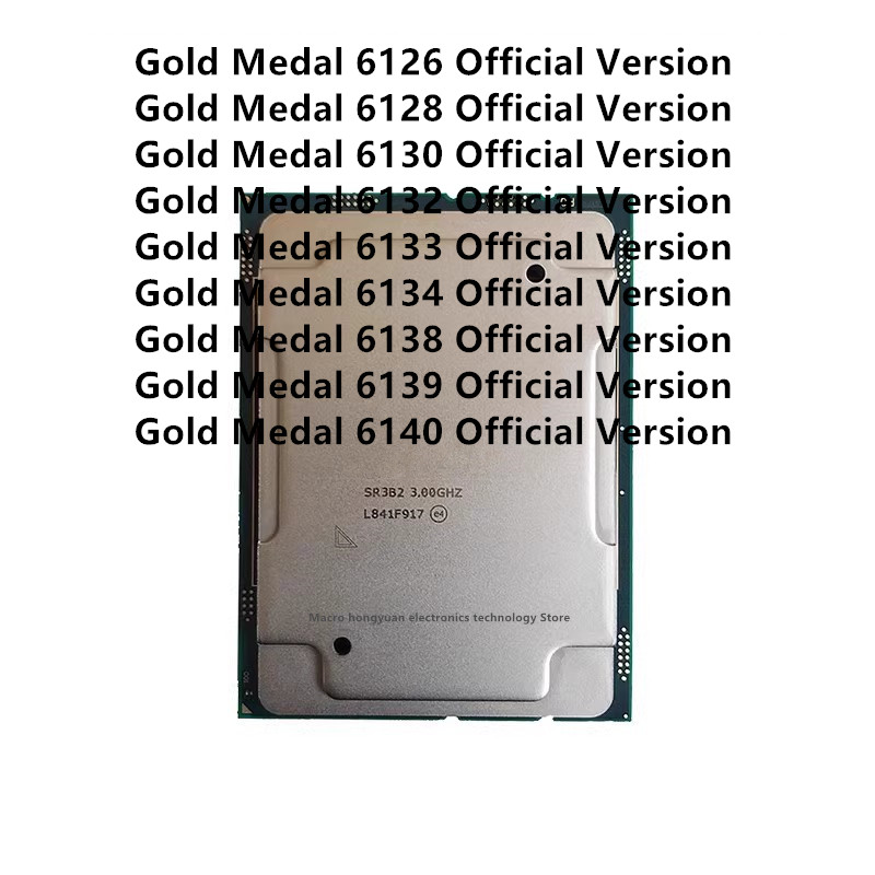 Gold 6138 - Versione ufficiale XEON della CPU a